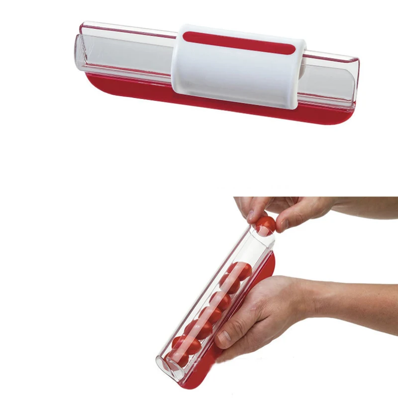 Легкий нержавеющий нож для резки фруктов томатный Виноград Вишня слайсер кухонный инструмент