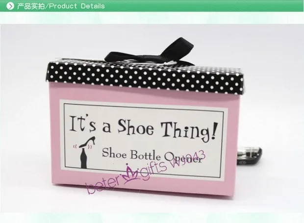 BETERGIFTS Cinderella Shoe Bottle Opener Wedding Souvenirs
