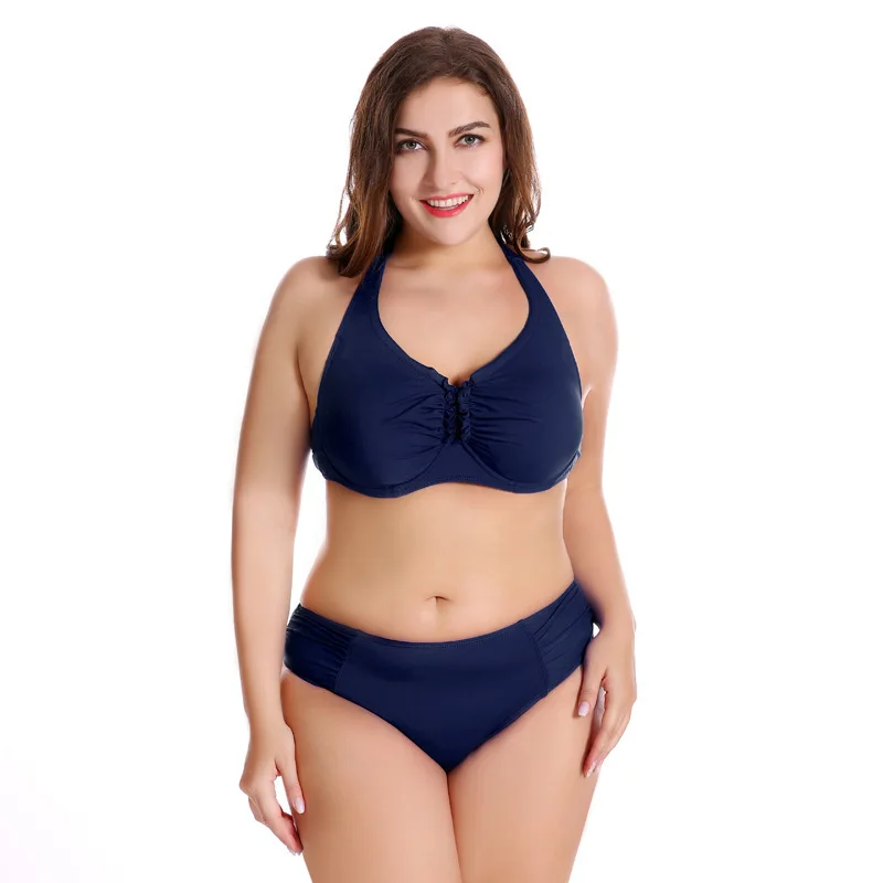 

Swim Suit Women Swimwear Bikini Set Push Up Sexy Two Piece Solid Backless Swimwear High Waisted Swim Wear Bathing Suit