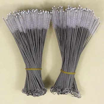 

600pcs/lot 17.5cm Straw Brush Straw Cleaning Brushes Round Pipe Cleaning Wire Brush Cleaning Brushes Stainless Steel