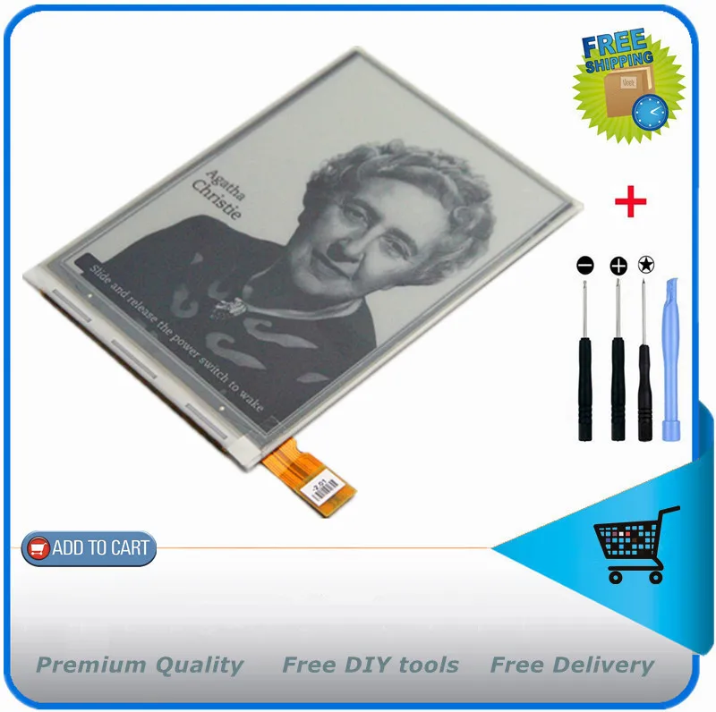 NEW Original ED060SCE E Ink HD Screen For Amazon NOOK2 / NOOK Simple