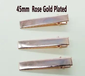 

classic !! Fashion Hair Jewelry findings accessories -45mm 1000piece Metal Alligator Hair Clips With Teeth