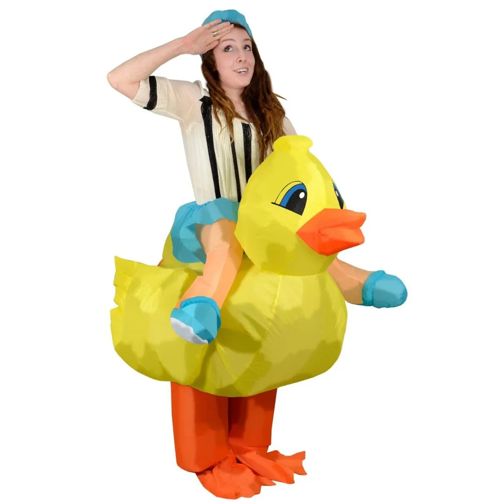 Cosplay&ware Disfraz Adulto Inflatable Duck Costume Mascot Halloween Anime Cosplay Women -Cosplayware Store