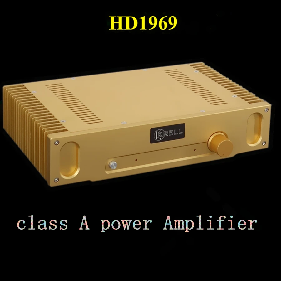 

2017 Voice king Hood 1969 glod sealed the most perfect version of the HD1969 class A power amplifier 10W+10W HiFi amplificador