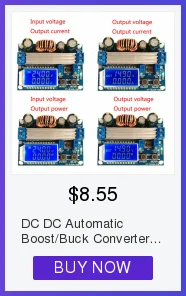 5А Регулируемый понижающий модуль питания 6 В-32 В до 0-32 в ЖК-дисплей NC