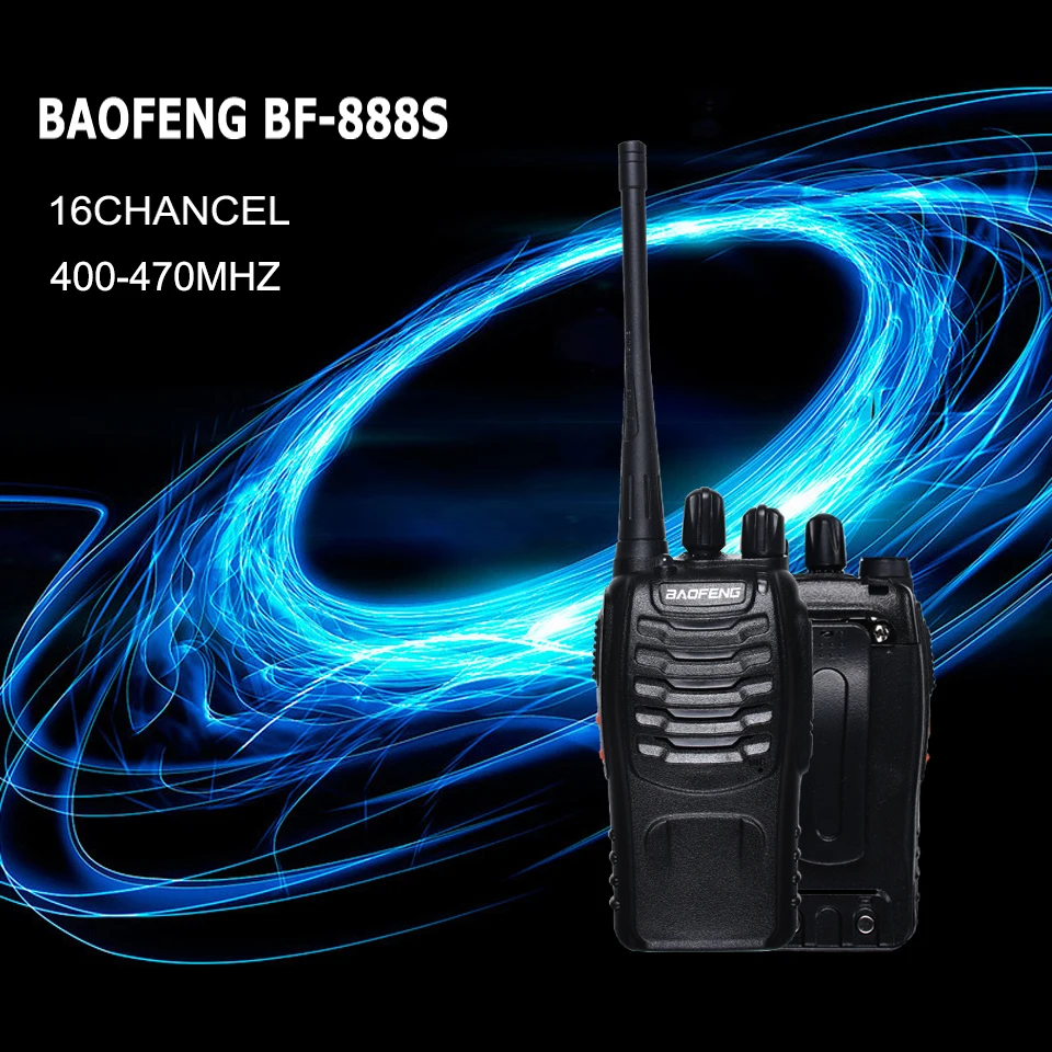 4 шт. baofeng BF-888S walkie talkie 888 портативный телефон кошелек telsiz домофон охотничий 10 км walkie-talkies ham