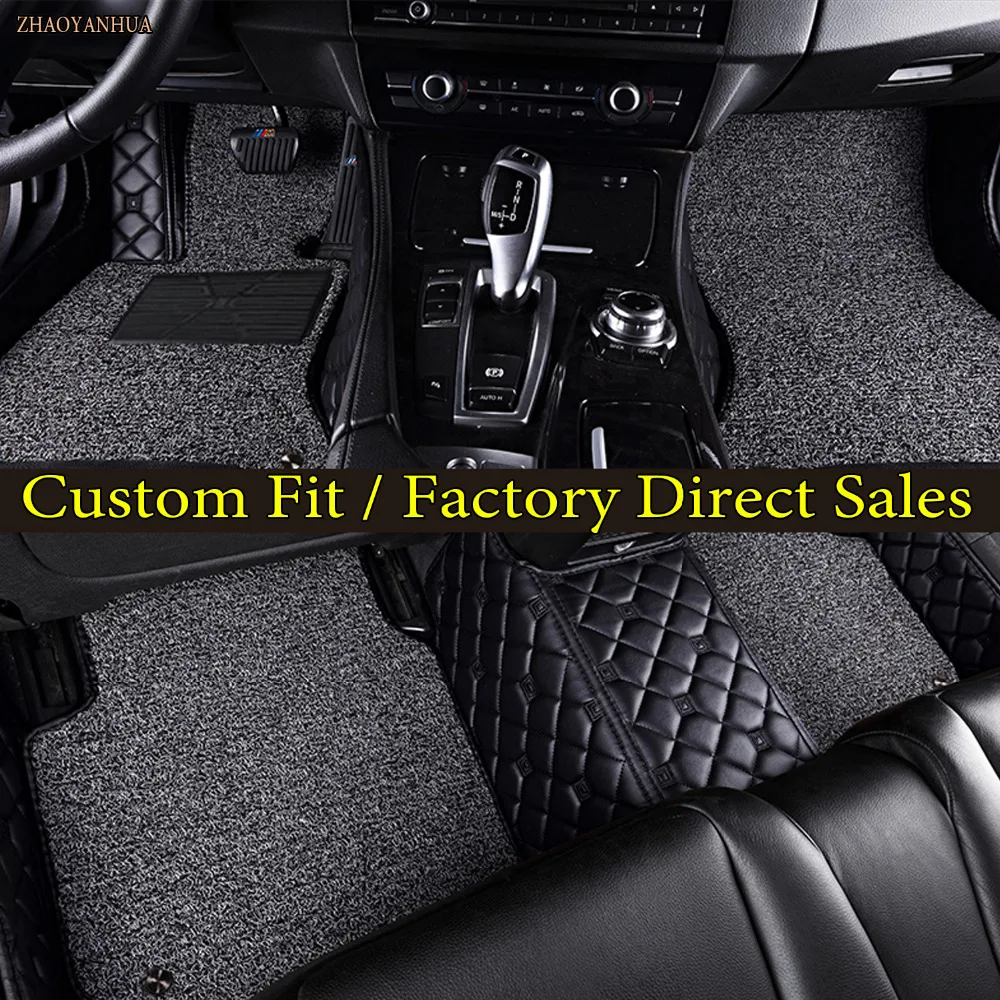 ZHAOYANHUA Car floor mats for BMW 5 series F10 F11 F07 GT 520i 523i