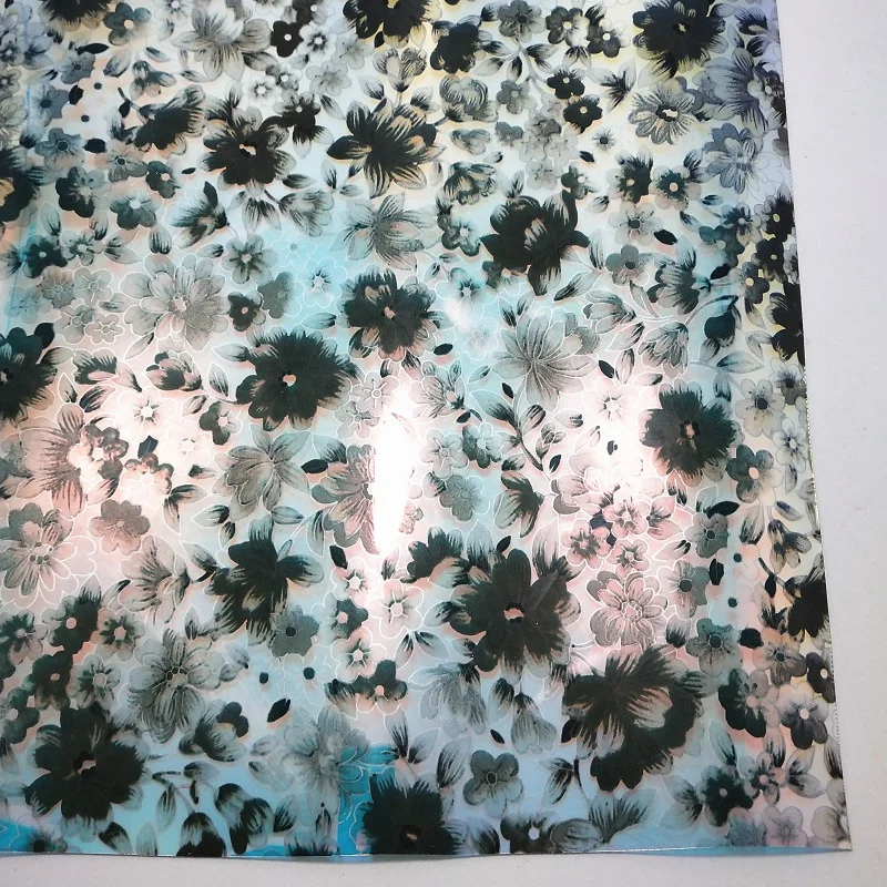

1PCS A4 SIZE 21X29cm Alisa Glitter Vinyl For Bows, Printed TPU Flowers Leather Fabric for Bow DIY J31C