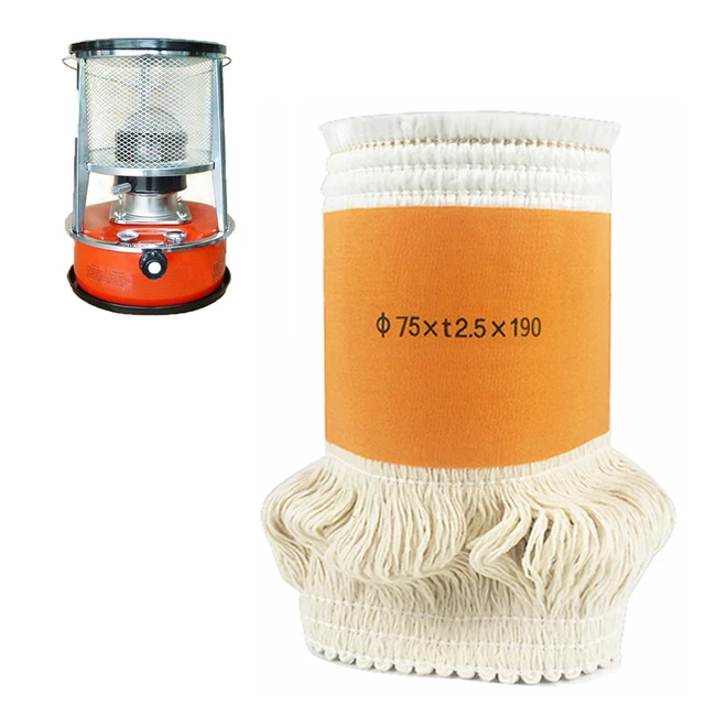 2017Best Selling 75*t2.5*190mm Kerosene Stove Wicks High Quality Glass