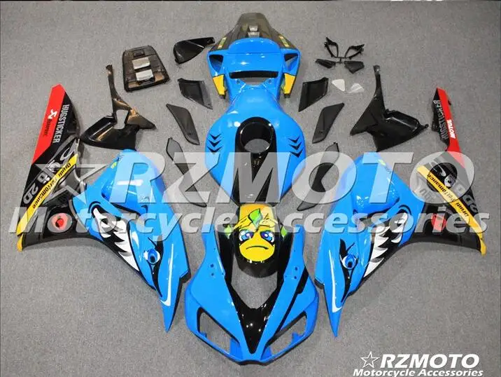 

ACE KITS New ABS Injection Fairings Kit Fit For HONDA CBR1000RR 2006 2007 CBR1000RR 06 07 Blue Black Red F93