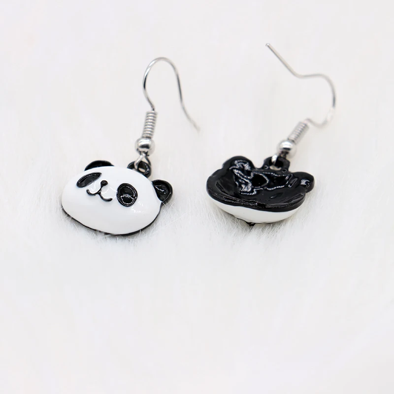 Милые и милые серьги с изображением панды. Гигантские серьги в виде животных панды идеально подходят для подарков