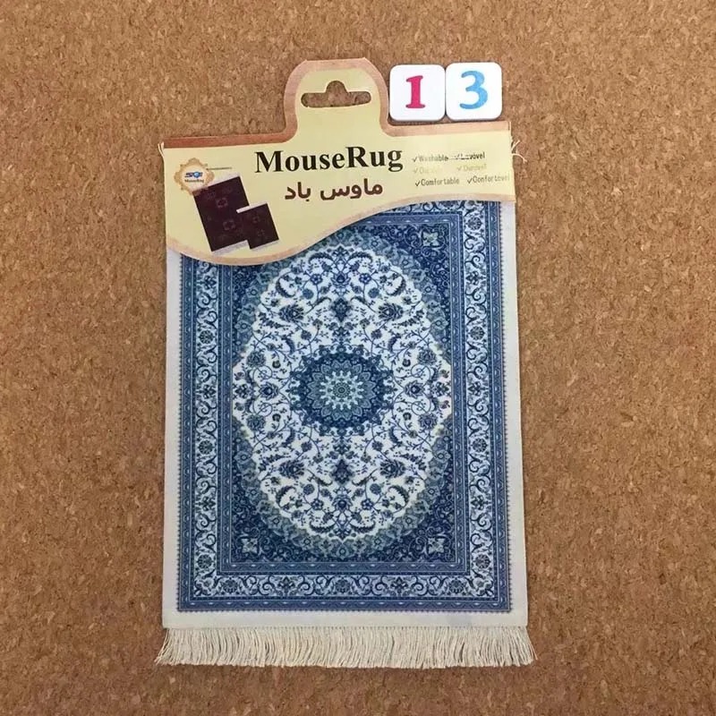 Mairuige персидский мини тканый коврик для мыши Ретро стиль ковер узор чашка коврик для мыши с Fring домашний офисный стол Декор Ремесло - Цвет: 13