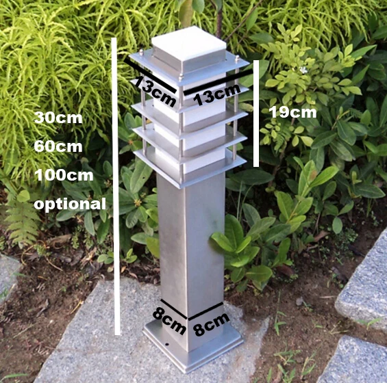 110V 220V 12V waterproof Grass light lamp LED optional outdoor landscape park garden Stainless Steel square Road Path Light lamp