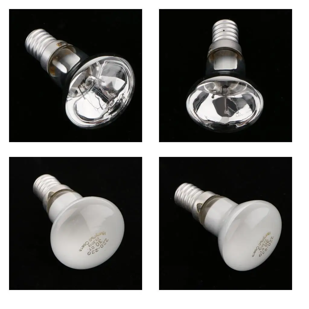 3x R39 SES E14 Clear Reflector Spotlight Lamp Lightbulb Small Screw 25W For  Home Living Room Kitchen Spot Indoor Light