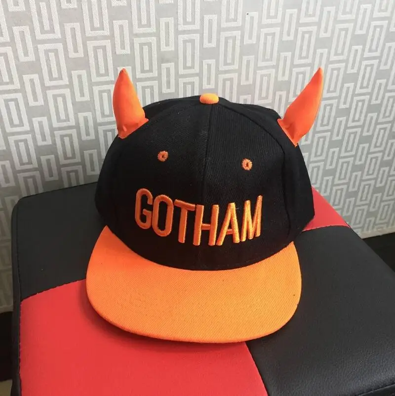 Berthatina Gotham письмо шаблон малыш Бейсбол Кепки маленьких Snapback Hat Мода Регулируемый Хип-хоп Кепки для детей унисекс