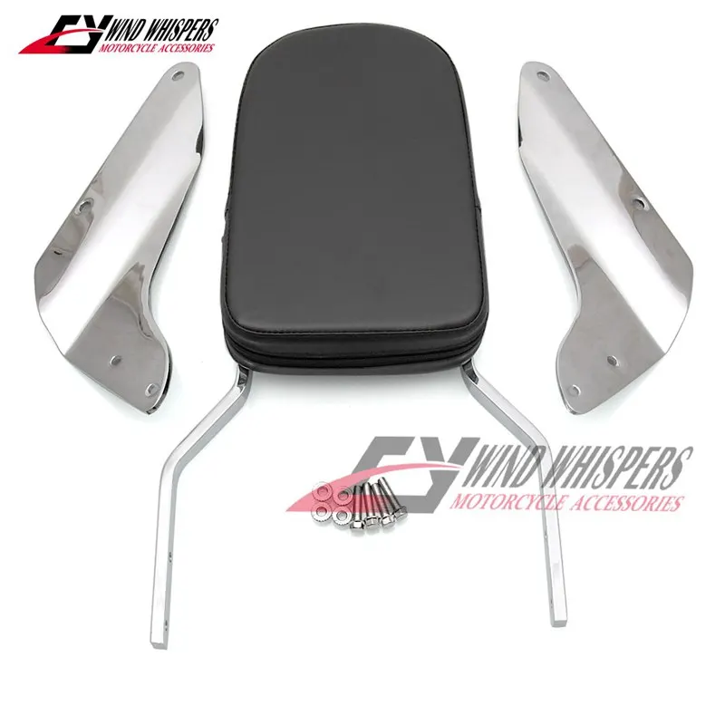Череп спинки Sissy бар багажная стойка задняя Подушка Набор для Honda VF 750 250 Magna 1994 2003