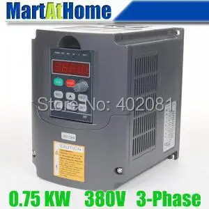 

Free shipping 0.75kw 1HP 380V 4A Usual VFD Inverter Variable Frequency Drive Inverter for Spindle Motor #SM657 @CF