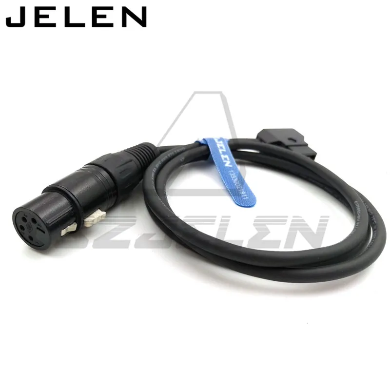 

D-Tap Male to Female Angle 4-Pin XLR Cable For Power Supply Battery