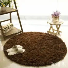 Пушистый круглый ковер ковры для гостиной Декор Ковер Из Искусственного Меха детская комната длинные плюшевые ковры для спальни, ворсистый области современный коврик