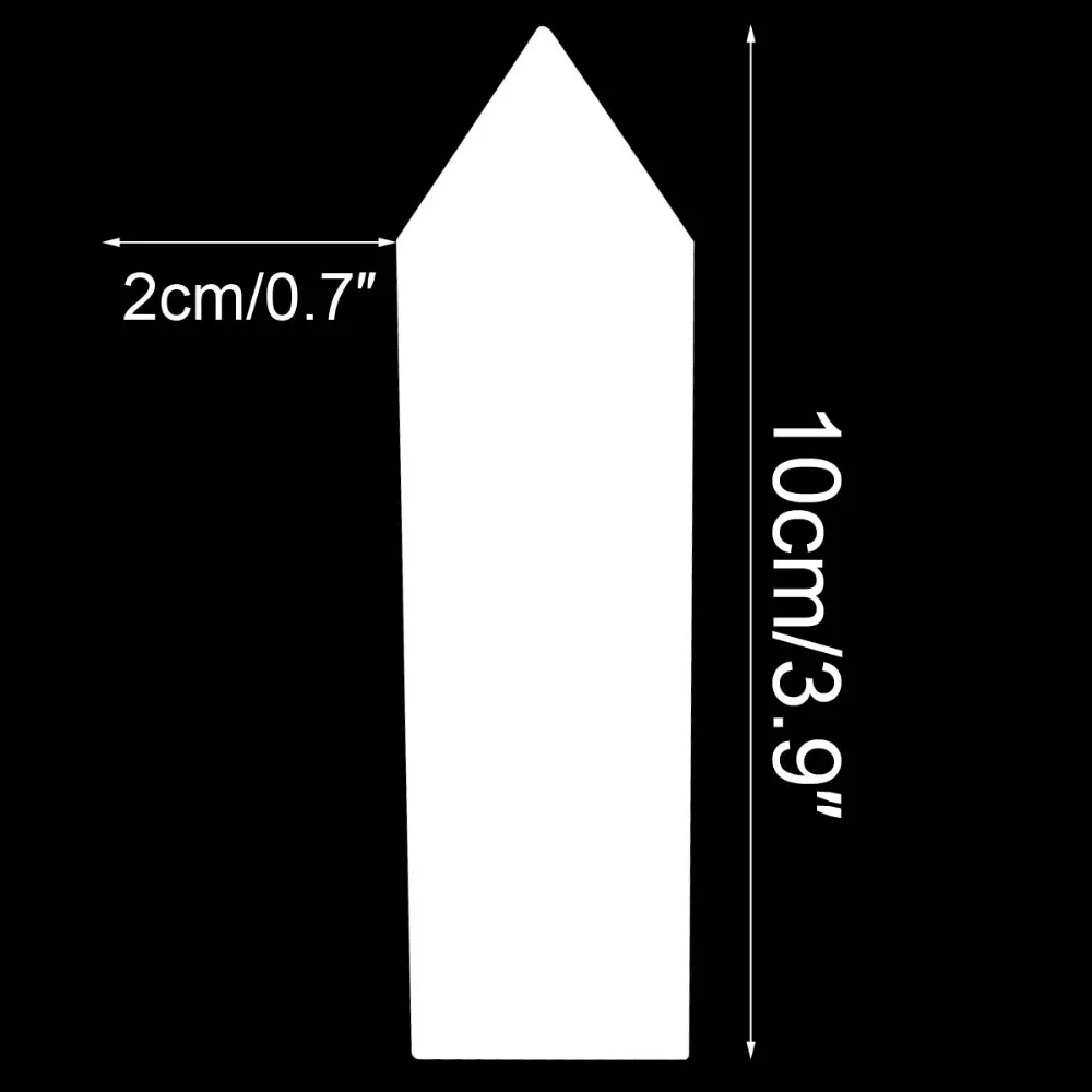 Прочный 100 шт. сад маркеры для горшков с растениями Пластик теги для проращивания семян этикетки