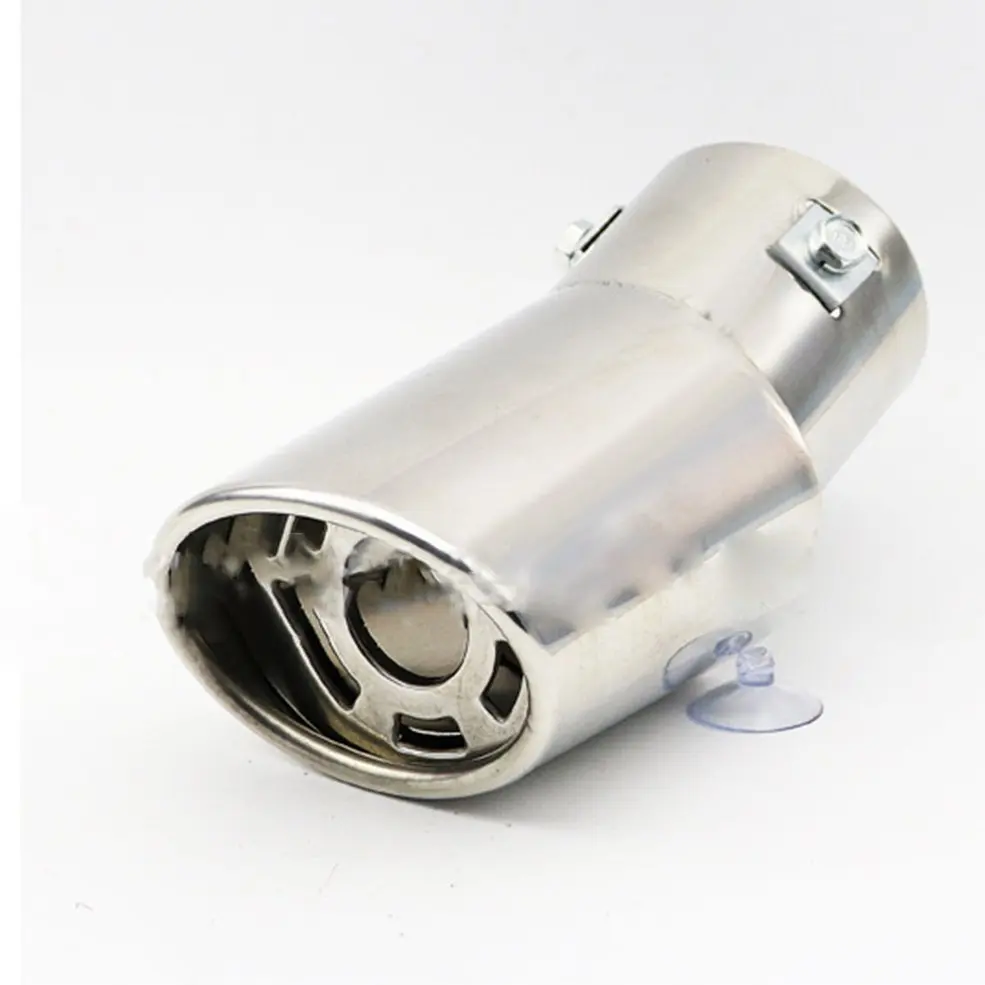 

Universal Car Exhaust Muffler Tail Pipe Stainless Steel Chrome Decorative Tip Exhaust Pipe Automobile Accessories Car-styling