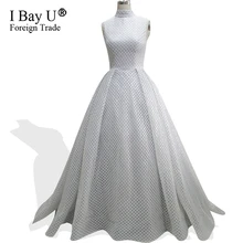 Реальные фотографии цвета слоновой кости кружева высокой шеи выпускного вечера платье Арабская, Дубай Новое прибытие роскошное строгое длинное вечернее платье выпускного вечера Robe De Soiree