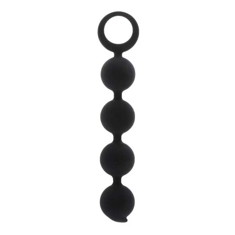 Silicone Anal Beads Plug Buttplug Stimulator Unisex Anal Butt Plug Anal Sex Toys font b dildo