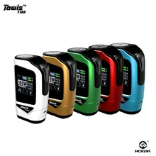 Original Hcigar Towis T180 e-cigarette Touch Screen Box Mod with XT180 chipset 5-180 W output TPS TFT Color Screen MOD Original Hcigar Towis T180 e-cigarette Touch Screen Box Mod with XT180 chipset 5-180 W output TPS TFT Color Screen MOD