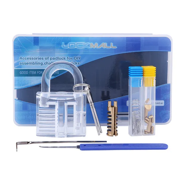 

Locksmith Practice Lock Detachable Padlock DIY Lock Assembly Lock Family Practice Lock Challenge Unlimited Possibilities