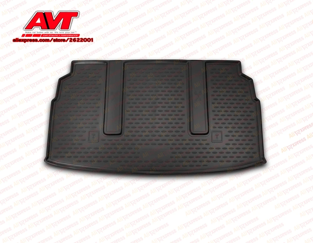 

Trunk mats for SsangYong Stavic 2013- 1 pcs rubber rugs non slip rubber interior car styling accessories