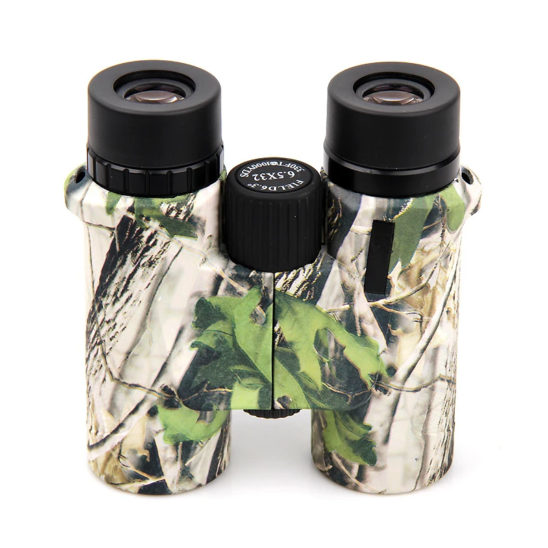 

Compact Binocular Telescope 6.5x32 HD Waterproof Wide Angle Binoculars with FMC Optical Glass Lens Outdoor Camping Hunting Tools