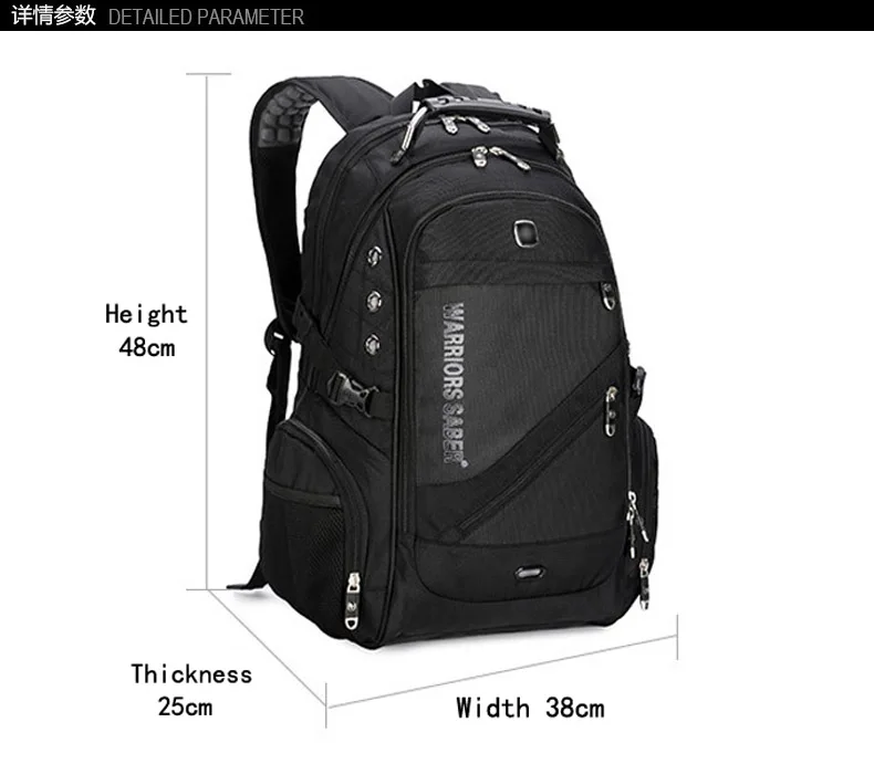 Suissewin Mochila hombre suizo Mochila antirrobo impermeable Multi función USB negocios turísticos Mochila Suissewin Mochila hombre suizo Mochila antirrobo impermeable Multi función USB negocios turísticos Mochila