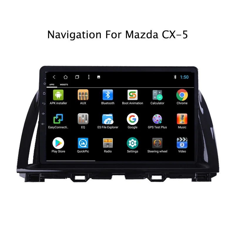 Cheap NAVITOPIA 10.1inch 2G RAM 32G ROM Android 8.1 Car DVD Multimedia GPS Navigation for Mazda CX-5 2014-2015 3