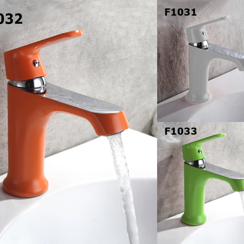 

Frap new Colorful Combination Shower Faucet Cold and Hot Water Mixer Single Handle with Shower Bar and Basin Faucet F1031