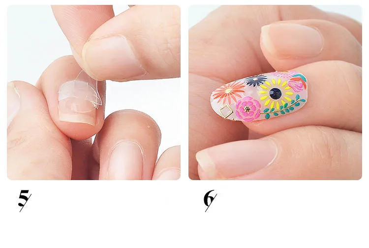 Дизайн ногтей желе гель двусторонняя клейкая паста для ногтей водонепроницаемый длительный прозрачный цвет невидимый клей для ногтей MZ073