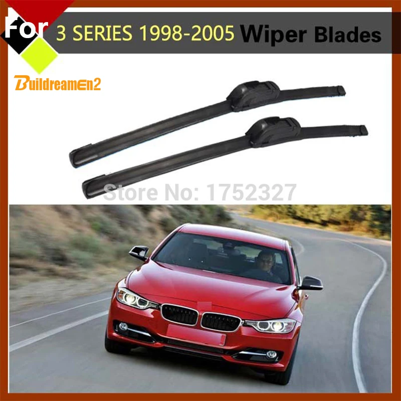 

Buildreamen2 Car Soft Rubber Windscreen Wiper Blades Frameless Bracketless Windshield 2Pcs Suit For Chevrolet Malibu 1997-2008