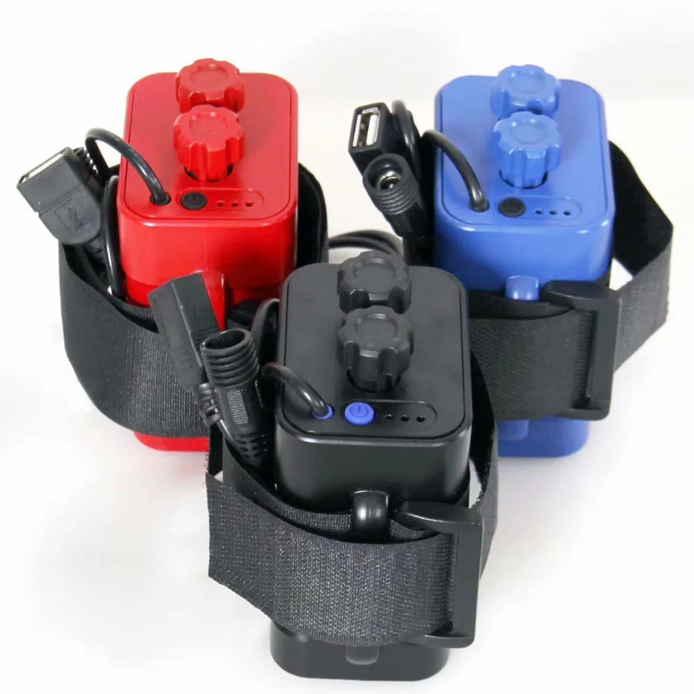 DC 8.4V USB 5V 6 x 18650 Water Resistant Battery Pack Case House Cover Box For Bike Headlight Bicycle Light Lamp & Phone