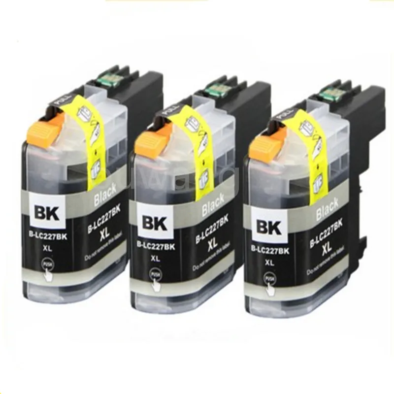 3 шт. Черный чернильный картридж для MFC-J4620DW/MFC-J4625DW /DCP-J4120DW/MFC-J4420DW LC223 LC227 | Компьютеры