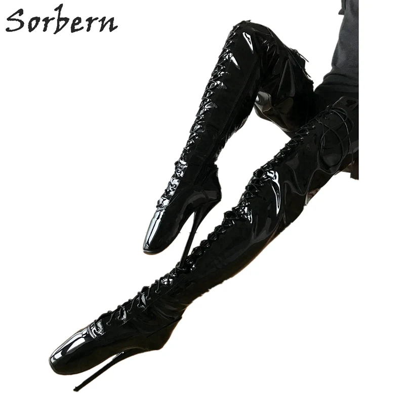 Noir Blue Sexy 18 Plus Entrejambe Talon Haut Bottes Chaussures Fétiche Verni Sorbern green Shiny Shiny Shiny fuchsia Red custom sky Personnalisé Black wine Shiny Shiny Shiny Service Cm Unisexe Shiny white Stiletto yellow red La Ballet Ordre purple Shiny Shiny Dentelle violet Shiny Taille orange pink up Shiny Shiny qwO7Sn