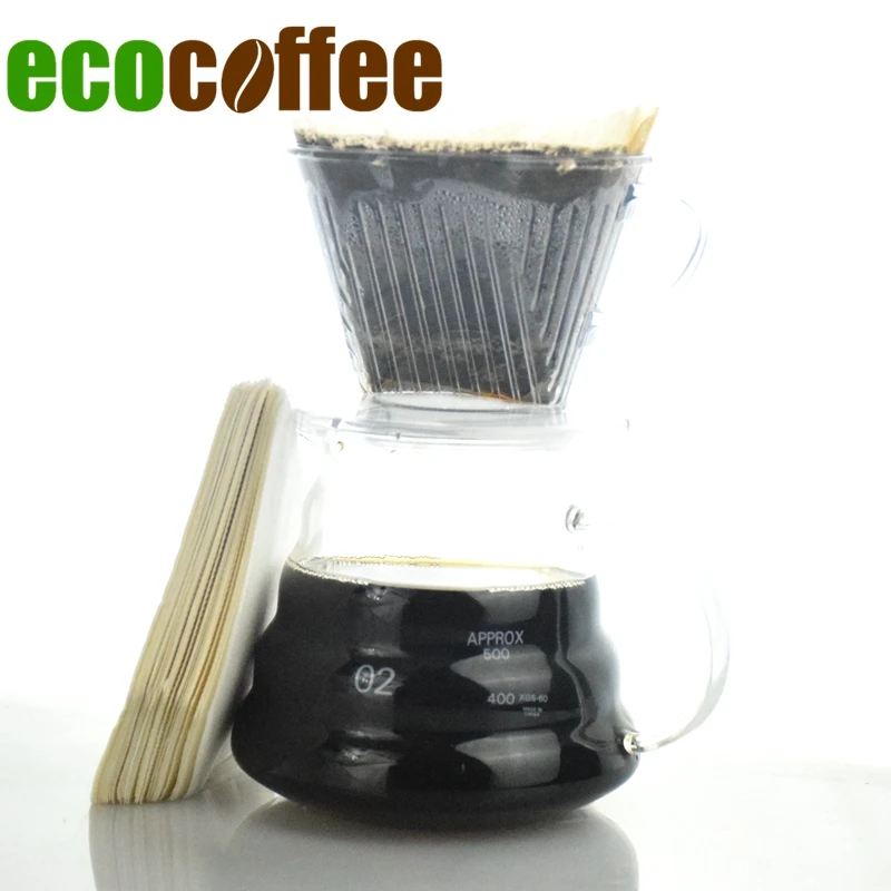 Эко кофе DIY V60 пластиковая капельница горячий пивоваренный термостойкий