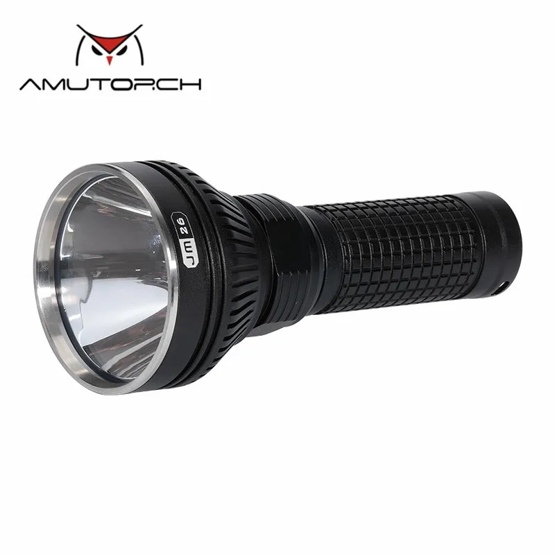 AMUTORCH JM26 CREE XPL HI/HD/SST40 мощный светодиодный фонарь с двойным переключателем тактический фонарь 1*26650