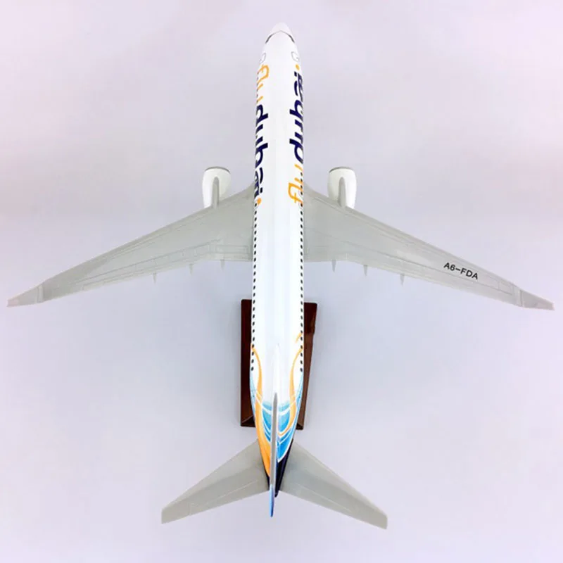 Boeing B737-800 Большой 40 см FLY Дубай авиалиний 1/111 масштаб игрушечные модели самолетов самолет литой под давлением пластиковый сплав самолет