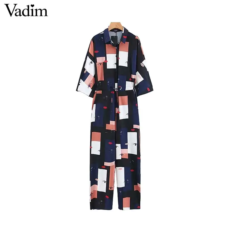three quarter length jumpsuit