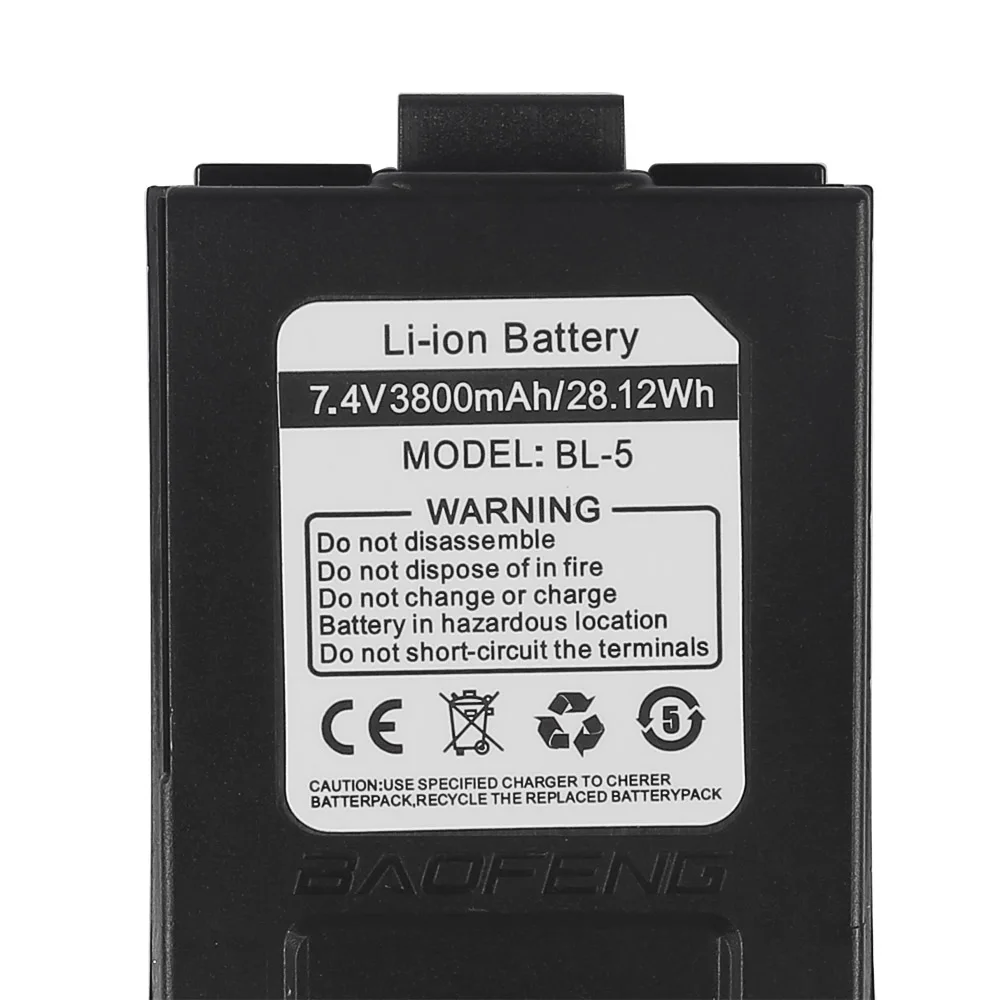 BaoFeng 7 4 V 3800MAH литий ионный аккумулятор для Baofeng GT 3 3TP двухсторонняя рация