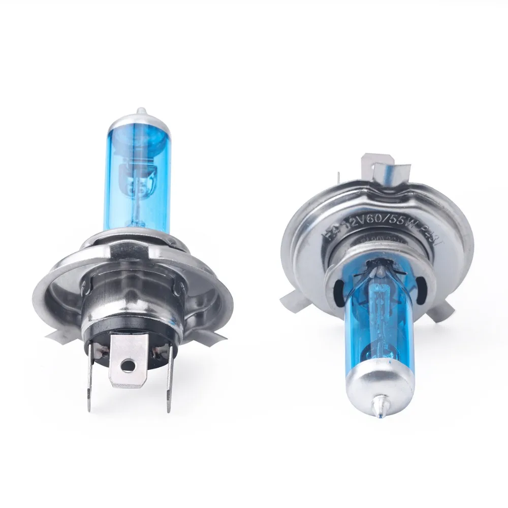 2 шт H4 55W 60W теплый белый 12v автомобиль h4 галогенные фары для Противотуманные