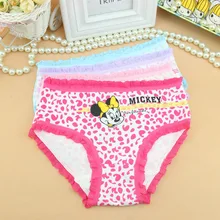 Good quality 12pcs/lot lovely minnie Children’s panties for girls cartoon minnie girl underwear briefs panties baby girl clothes