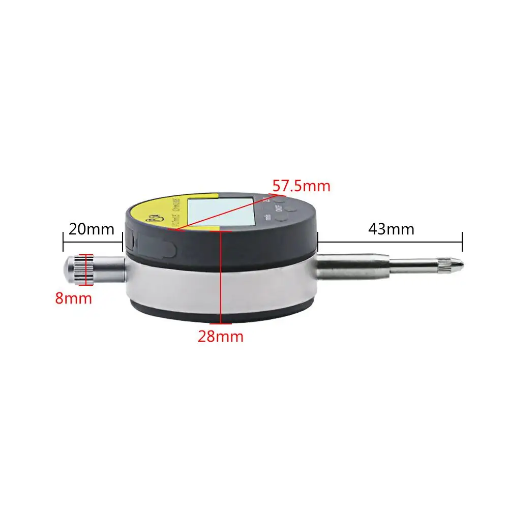 IP54 цифровой Дисплей водонепроницаемый маслонепроницаемый 0,01 мм 0,001 мм цифровой микрометр датчик 0-12,7 мм Электронный индикатор цифирблатный