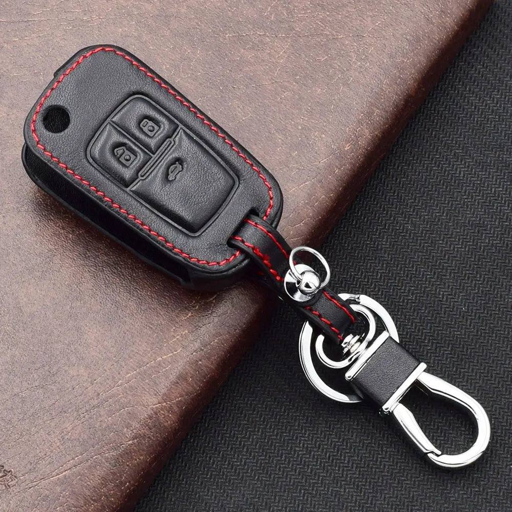 6 Chevrolet Cruze Opel Vauxhall Mokka Buick Encore Folding leather car key case cover shell