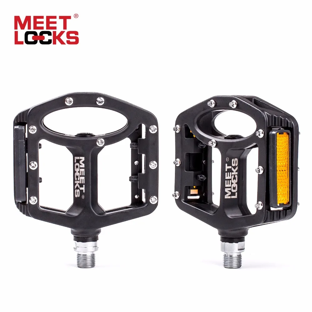 comprar MEETLOCKS Triplo selado Pedais Da Bicicleta MTB BMX Bicicleta de Estrada Pedal de Liga de Magnésio Ultra leve Antiderrapante Padel À Prova de Poeira