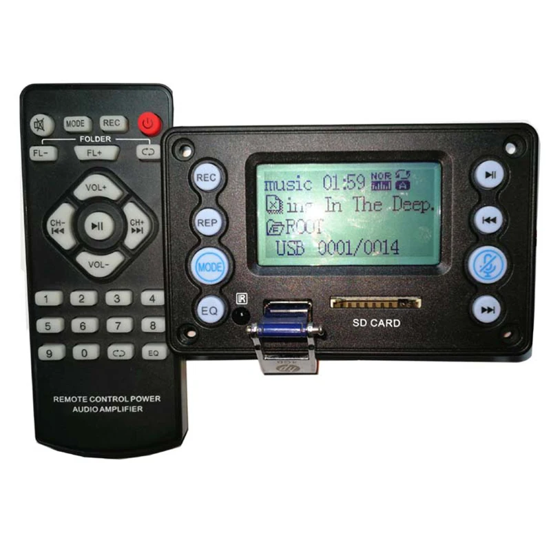 Практичная WAV WMA APE Bluetooth 4,2 с записью 12v тест мощности аудио декодер плата